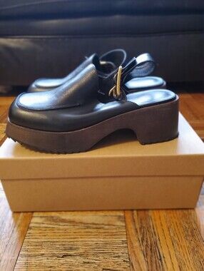 Charlotte Stone Carlos Black Slingback Clog